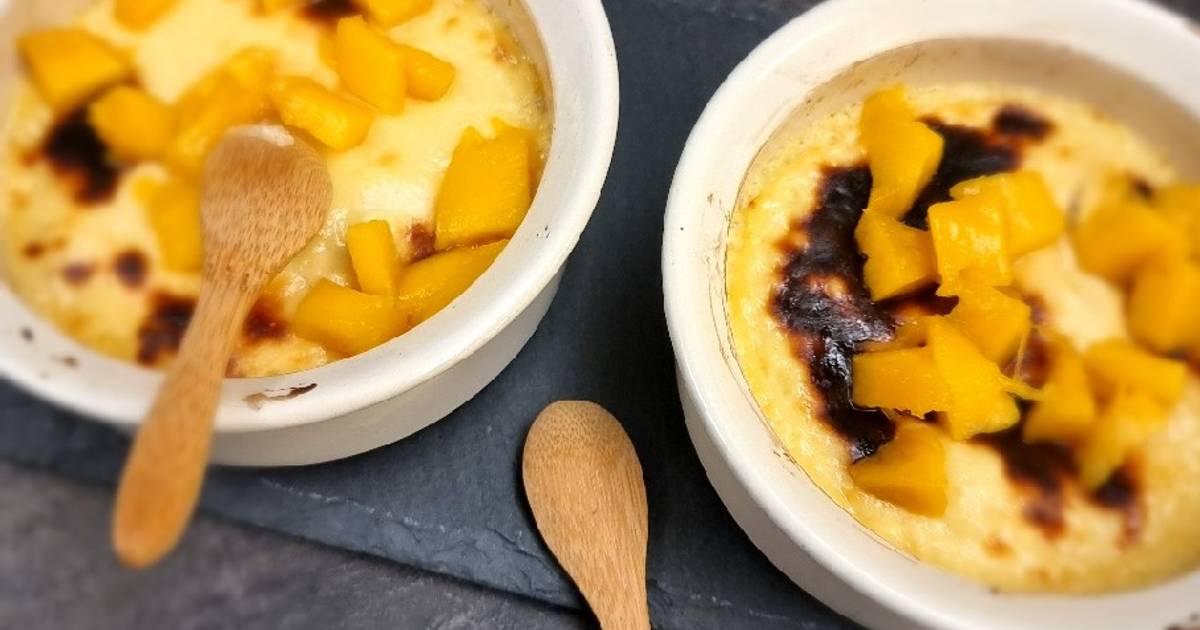 Gratin de fromage blanc à la mangue de Mi Jo Cookpad