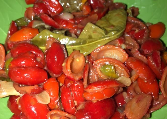 Resep Tumis Kulit Melinjo Pedas Manis Oleh Vina Cookpad