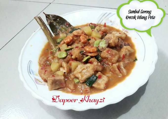 Resep Sambal Goreng Krecek Udang Pete Oleh Ika Listia Cookpad