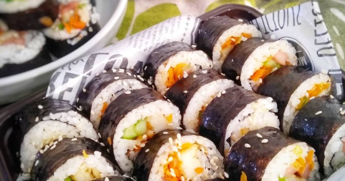 Resep Kimbab Kimbap Gimbab Praktis Oleh Rani Safitri Cookpad