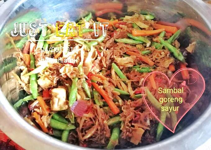 Resipi 23 10 Sambal Goreng Sayur Oleh Hani Shaimi Cookpad