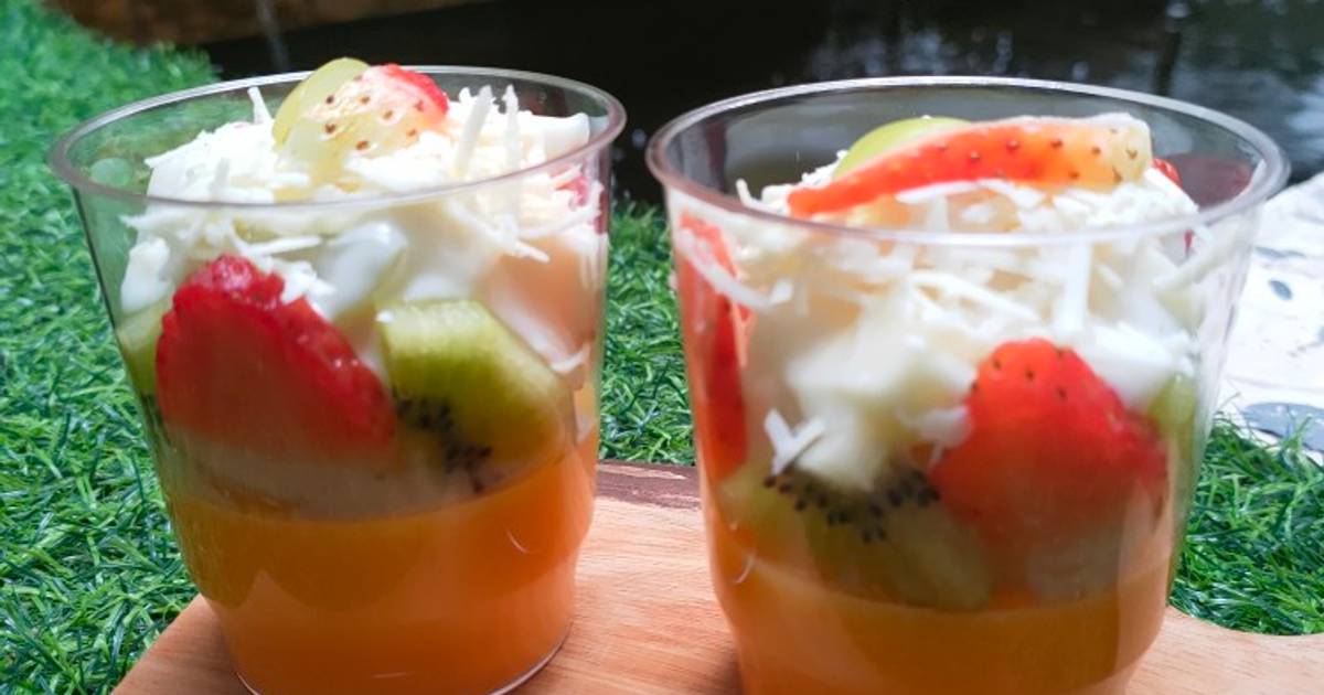 Resep Puding Salad Buah Oleh Putrinovelda Cookpad