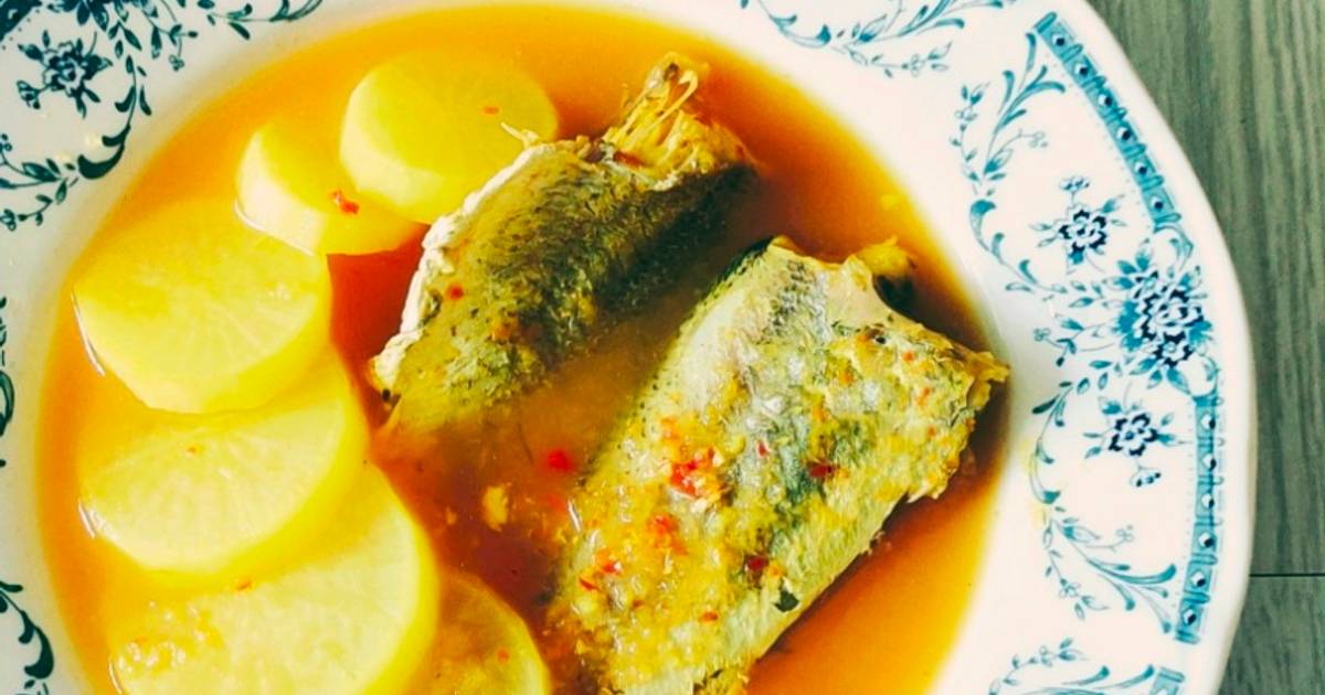 Resipi Asam Rebus Ikan Gelama Lobak Putih Oleh Irar Cookpad