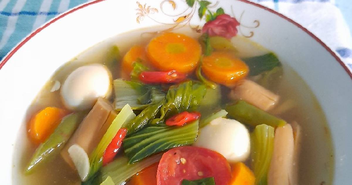 Resep Sayur Sop Telur Puyuh Oleh Ghina Meriyana Dewi Cookpad