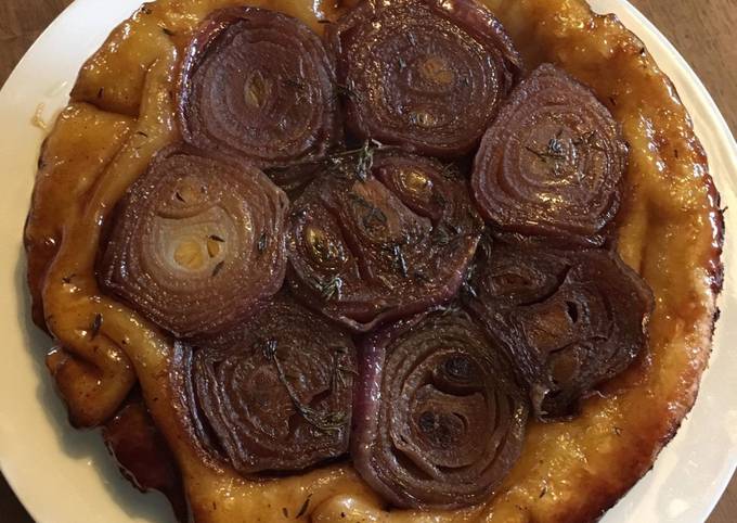 Tarte Tatin Aux Oignons Et Au Thym De Eric Jouanen Cookpad