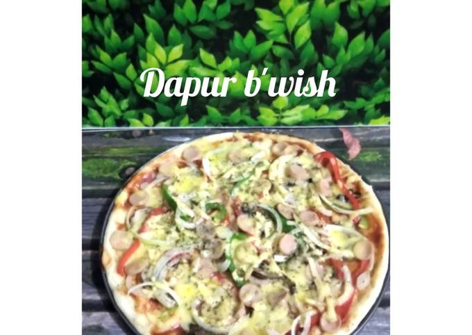 Resep Mushroom Pizza Oleh Dapur B Wish Cookpad