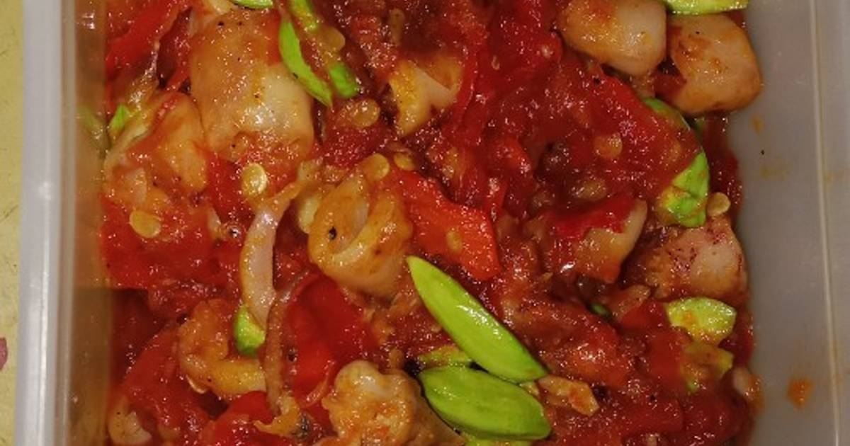 Resep Sambal Cumi Pete Oleh Ummi Aa De Ameera Cookpad