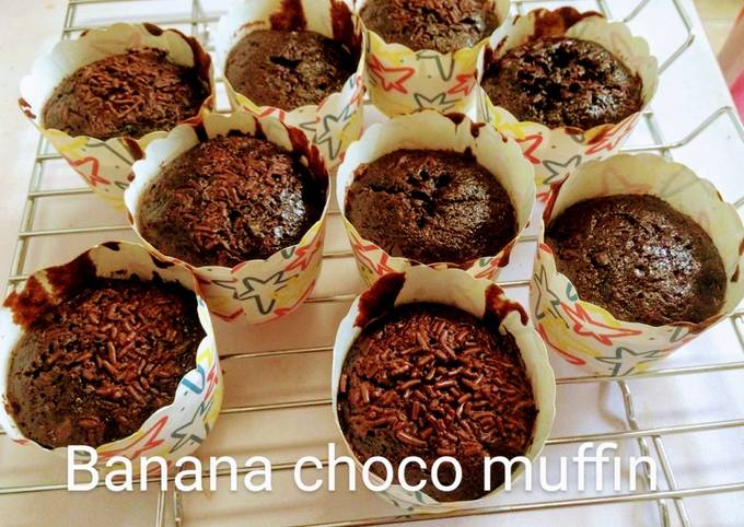 Resep Banana Choco Muffin Oleh Novita Yanti Cookpad