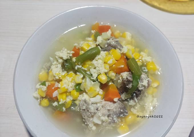 Resep Sop Jagung Serabut Oleh Nyanyah Cookpad