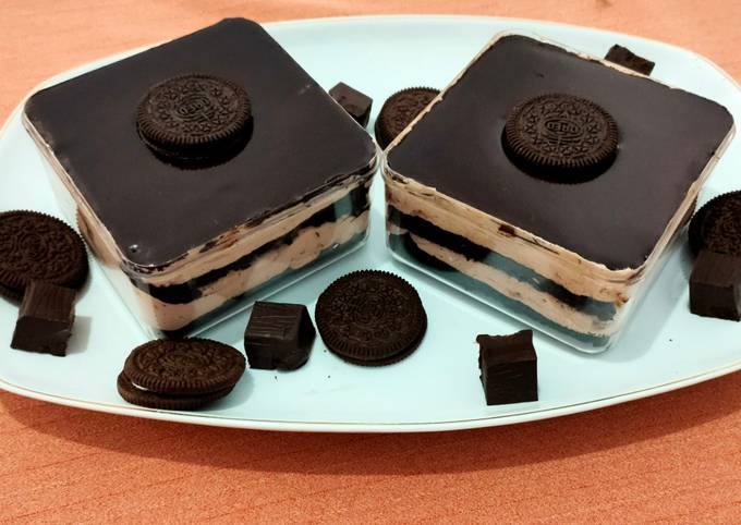 Resep 5 Bahan Oreo Dessert Box No Oven No Kukus Oleh Simple Menu