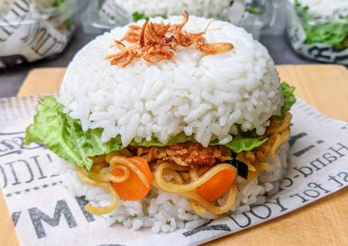 Resep Resep Nasi Burger Untuk Jualan Oleh Easy Cooking Mom Cookpad