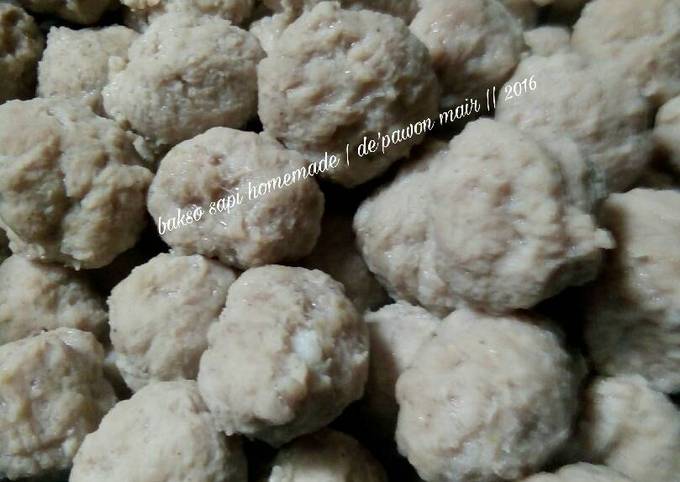 Resep Bakso Sapi Homemade Oleh Pawon Mair Irma Rahmawati Cookpad