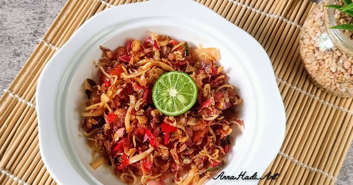 Resep Sambal Teri Kecombrang Oleh Anna Hadi Ant Cookpad