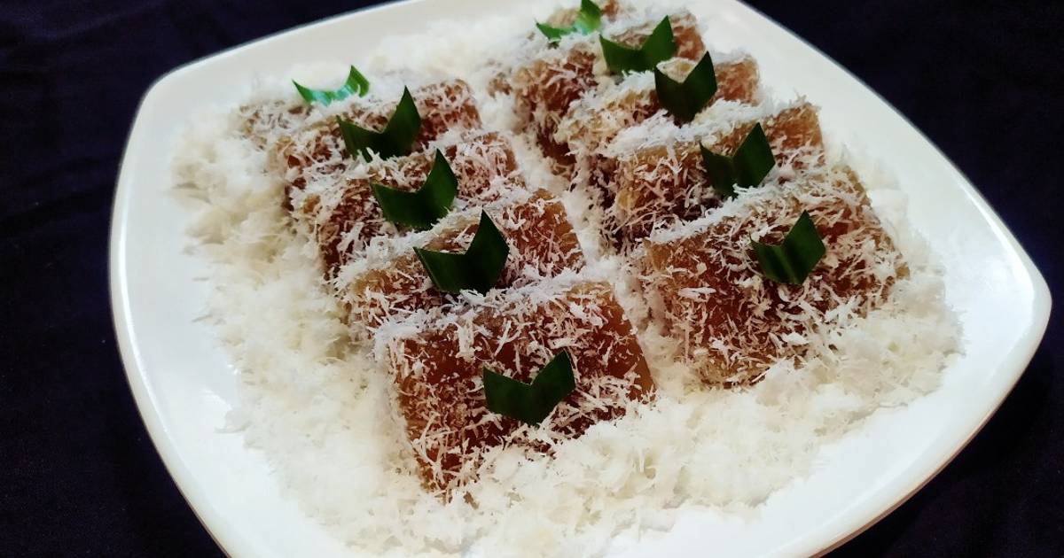 Resep Ongol Ongol Gula Merah Tepung Kanji Oleh Mama Azka Kitchen Cookpad