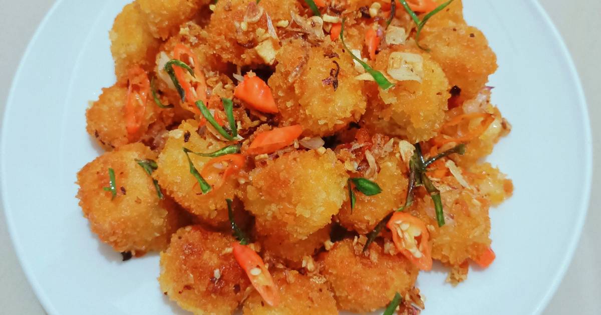 Resep Tahu Cabe Garam Tepung Roti Enak Dan Mudah Cookpad