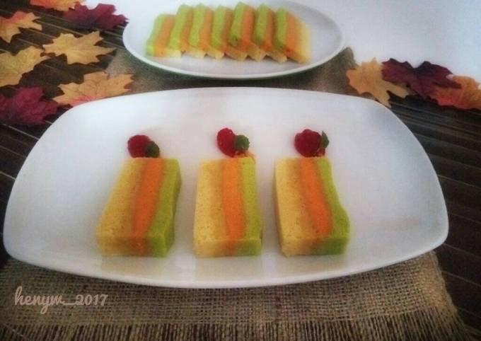 Resep Bolu Kukus 3 Warna Oleh Heny Widihartati Cookpad