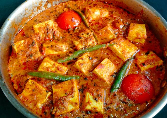 Paneer Kolhapuri Recipe How To Make Restaurant Style Spicy Paneer