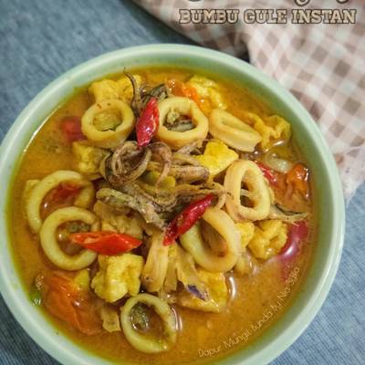 Resep Cumi Tahu Bumbu Gule Instan Oleh Nia Syifa Cookpad