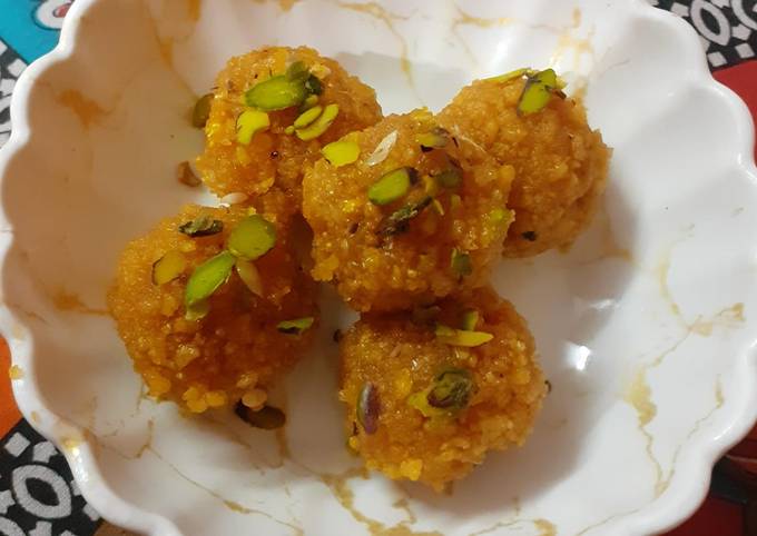 Motichoor Ladoo Recipe By Mridula Srivastava Cookpad