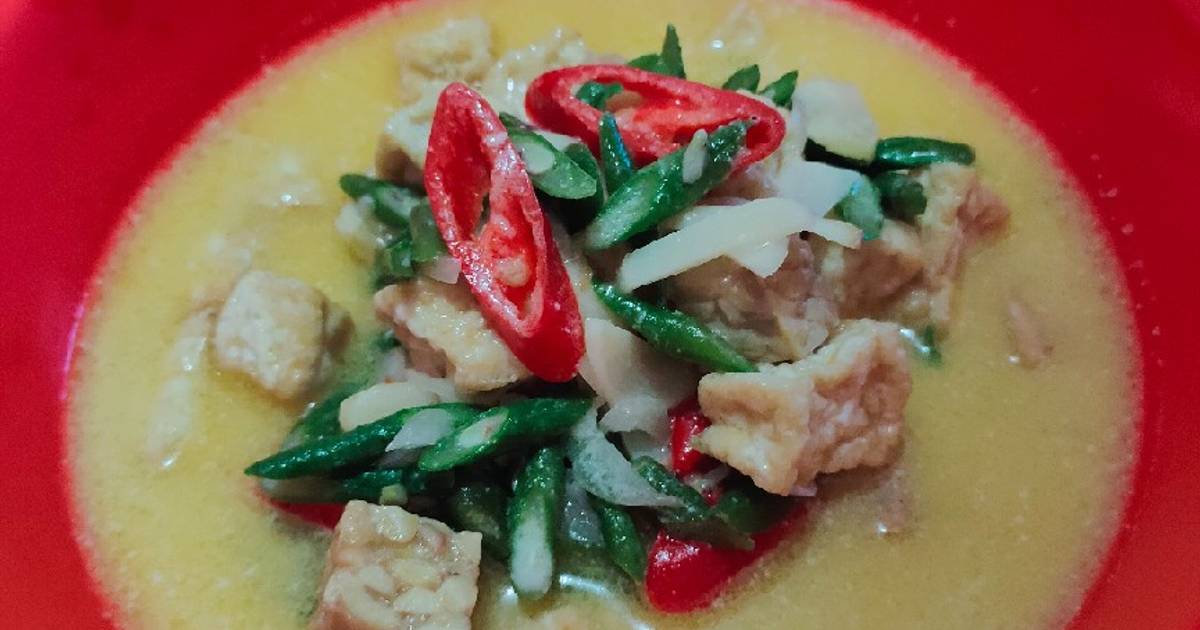 Resep Tahu Tempe Kuah Santan Oleh MaMitha Cookpad