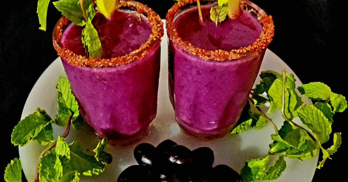 Jamun Shots Kala Khatta Sharbat Recipe By Manisha Sampat Cookpad