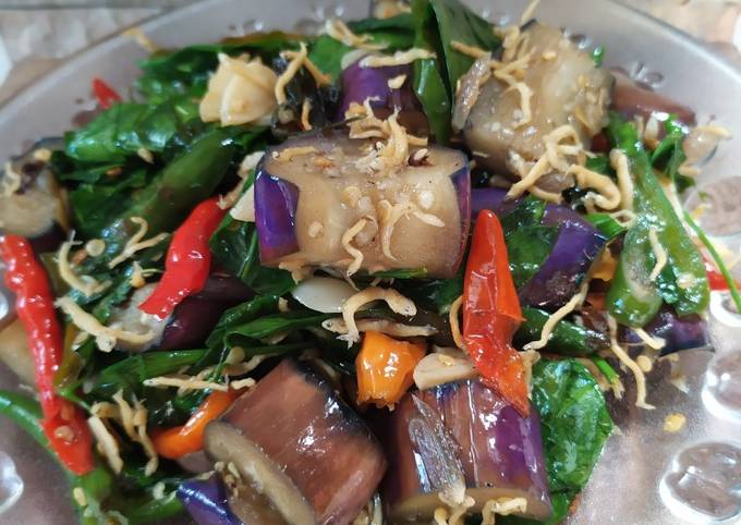 Resep Oseng Terong Daun Melinjo Teri Medan Oleh Retno Kusumawati