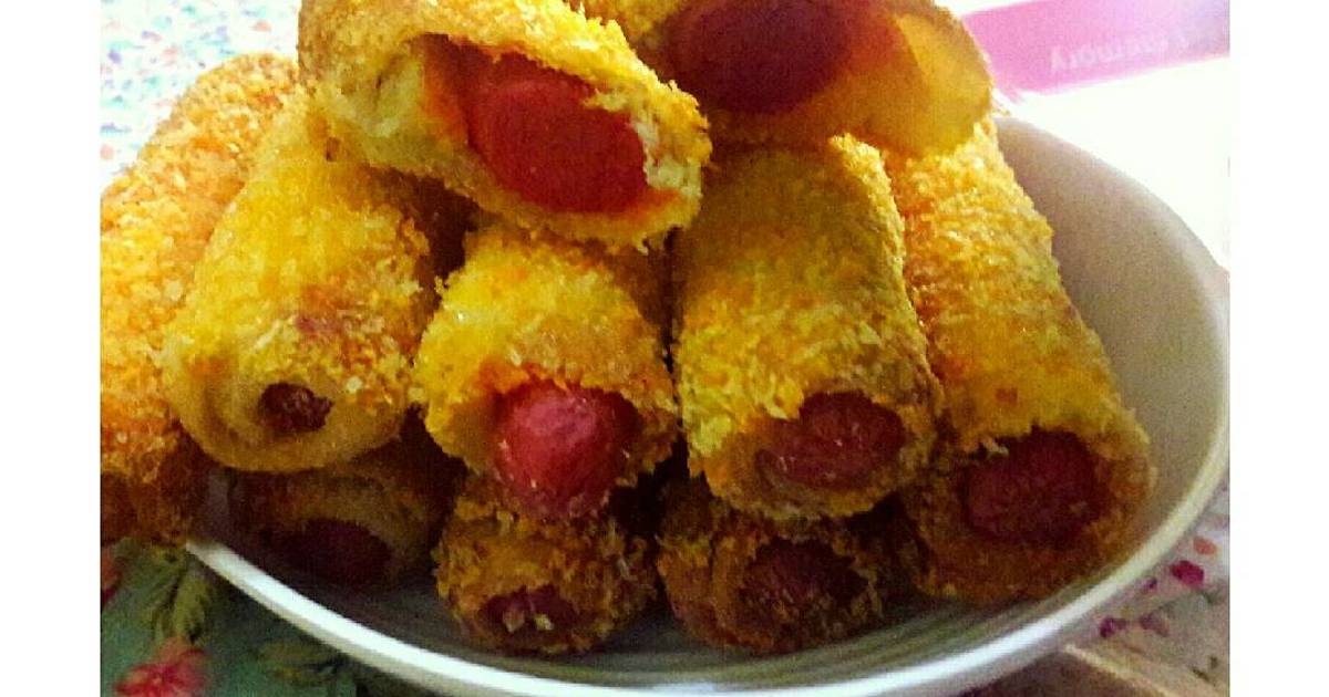 Resep Roti Goreng Gulung Sosis Oleh Puteriayu Cookpad