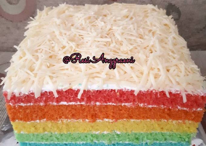 Resep Rainbow Cake Ny Liem Oleh Resi Anggraeni Cookpad