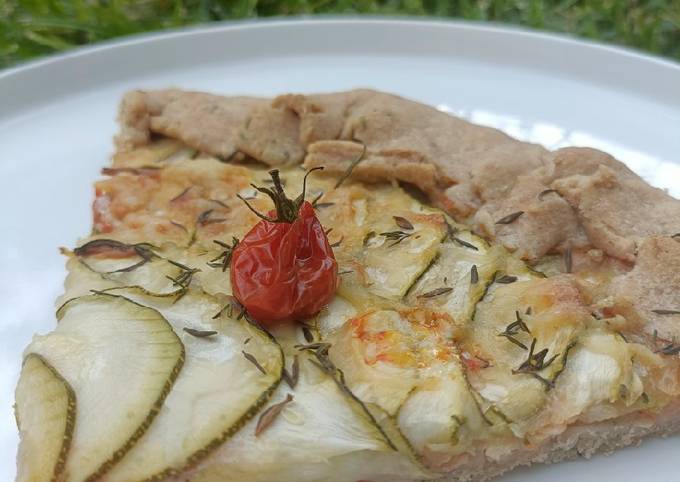 Tarte Rustique La Courgette De Zest De Flow Cookpad