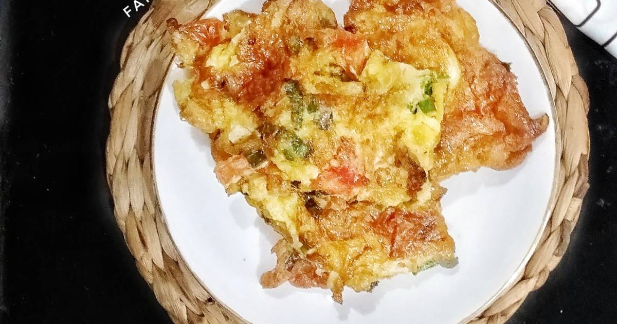 Resep Telur Dadar Tomat Oleh Farida Sulthan IG Malika02782 Cookpad