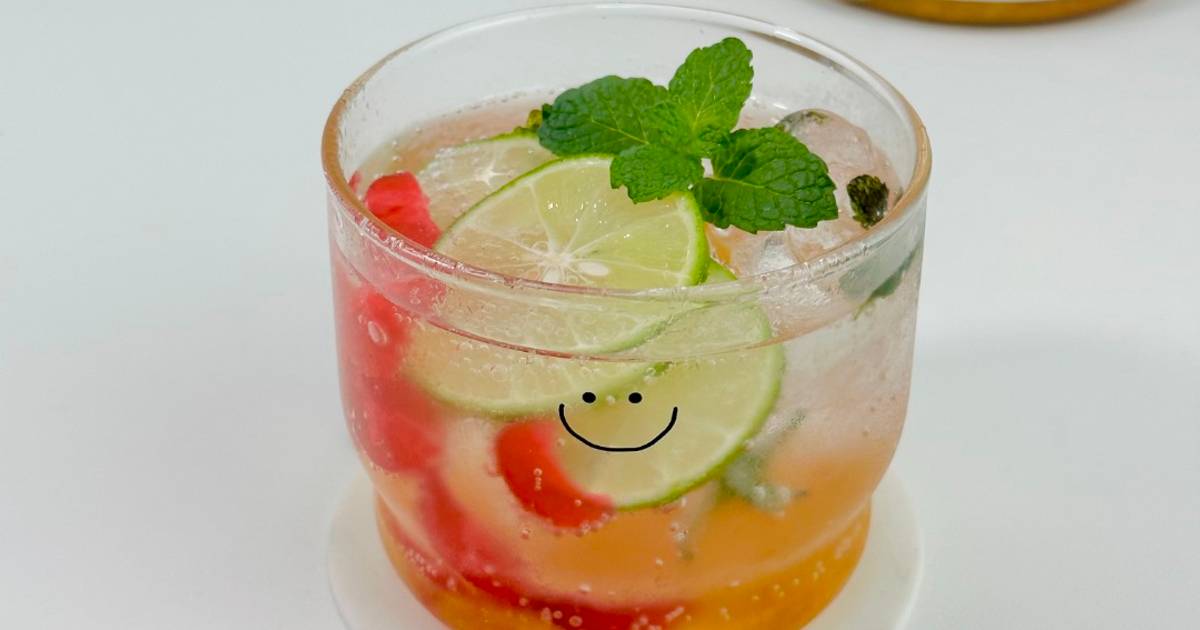 Resep Yuzu Sparkle Soda W Cherry Oleh Febriyana IG Febbriyana