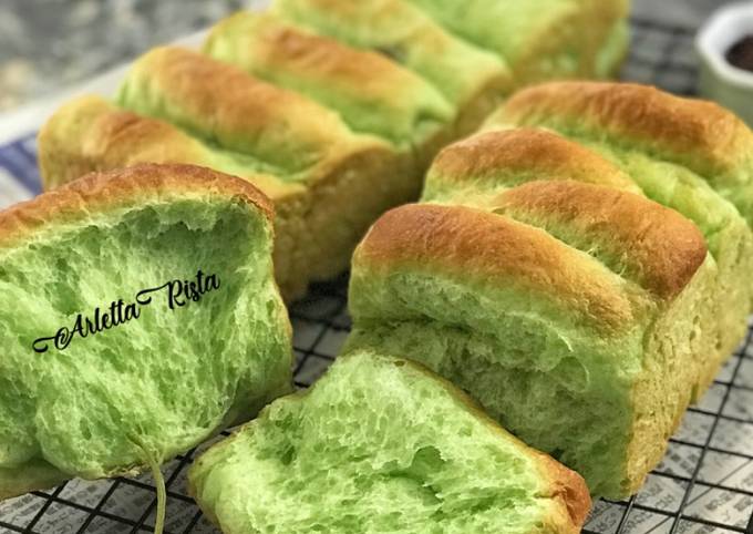 Resep Roti Sobek Pandan Isi Coklat Keju Oleh Rista Arletta Cookpad