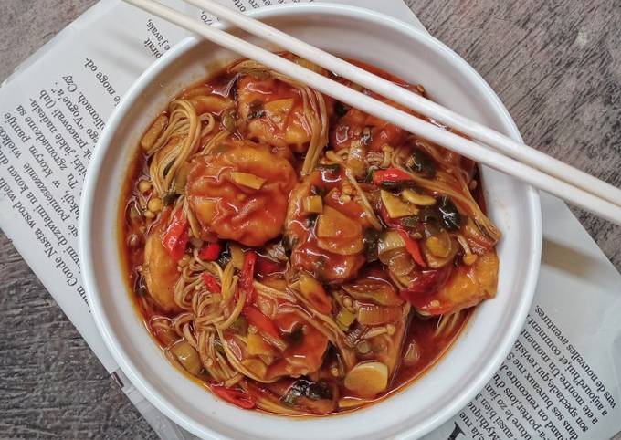 Resep Tofu Jamur Enoki Saus Tiram Oleh Jihan Mustofa Sungkar Cookpad