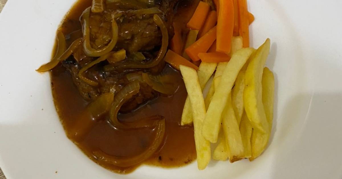 Resep Beef Steak With Brown Sauce Steak Daging Saos Barbeque Oleh