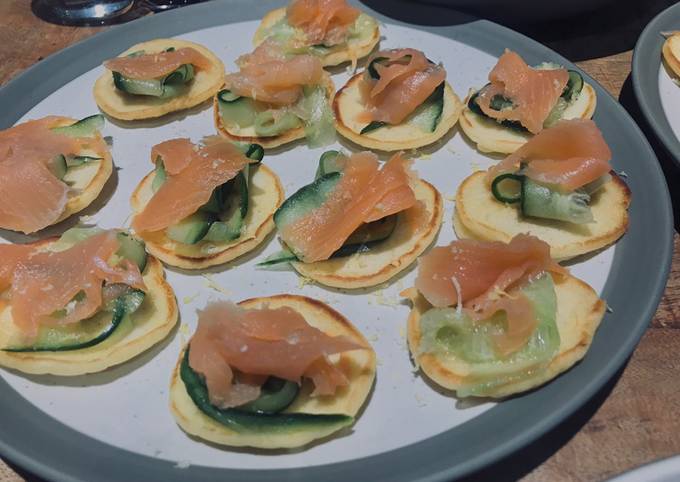 Smoked Salmon Blinis Recipe By Erica Cookpad