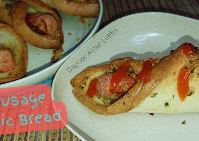 Resep Gata Sausage Garlic Bread Oleh Dewi Nuritasari Cookpad