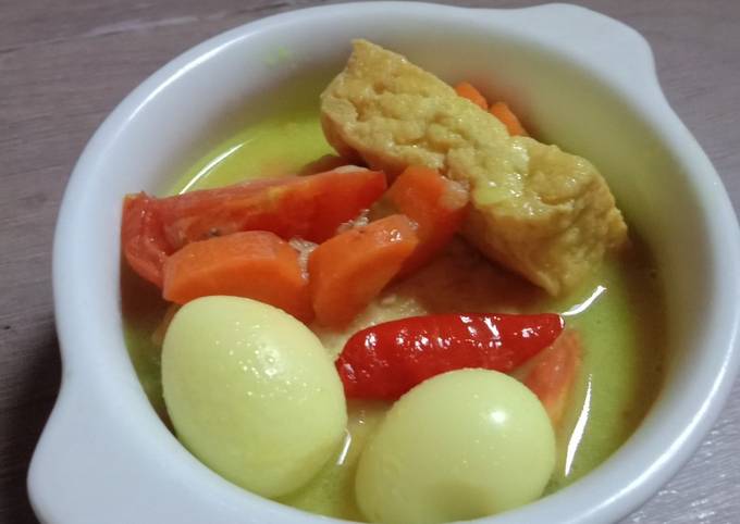 Resep Tahu Telur Puyuh Bumbu Kuning Oleh Ramban Cookpad