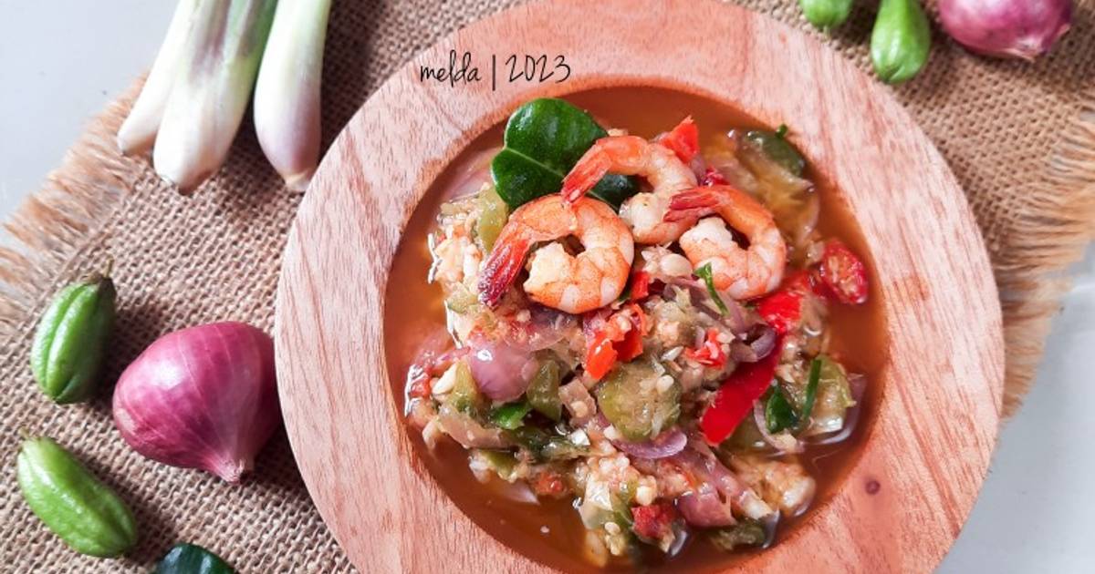 Resep Sambal Ganja Asam Udeung Khas Aceh Oleh Melda Yanti Cookpad