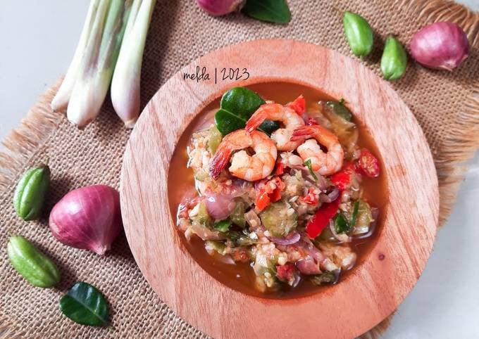 Resep Sambal Ganja Asam Udeung Khas Aceh Oleh Melda Yanti Cookpad