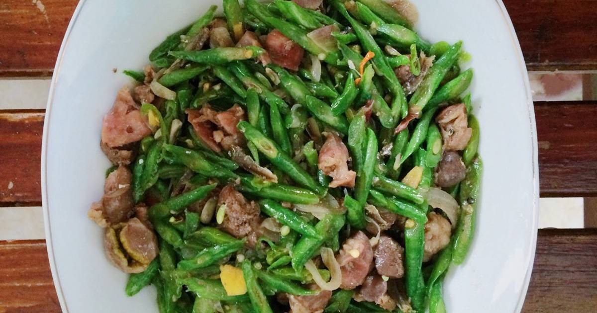 Resep Tumis Ati Ampela Kacang Panjang Oleh Dea Cookpad