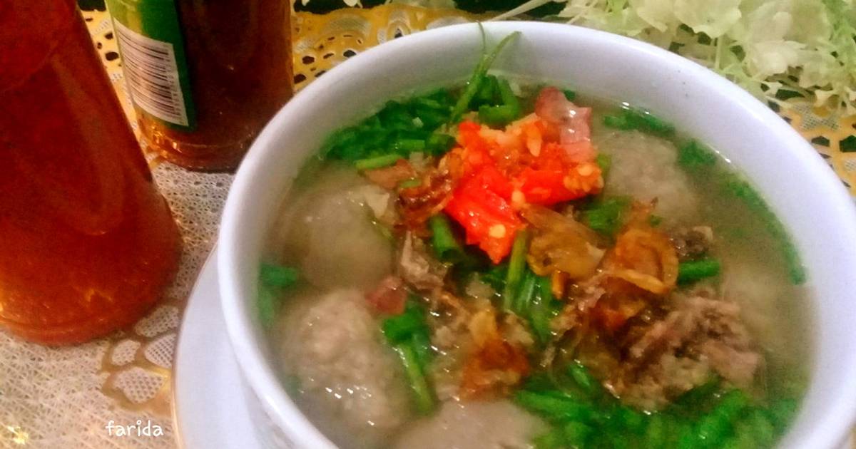 Resep Bakso Sapi Oleh Farida Sulthan IG Malika02782 Cookpad