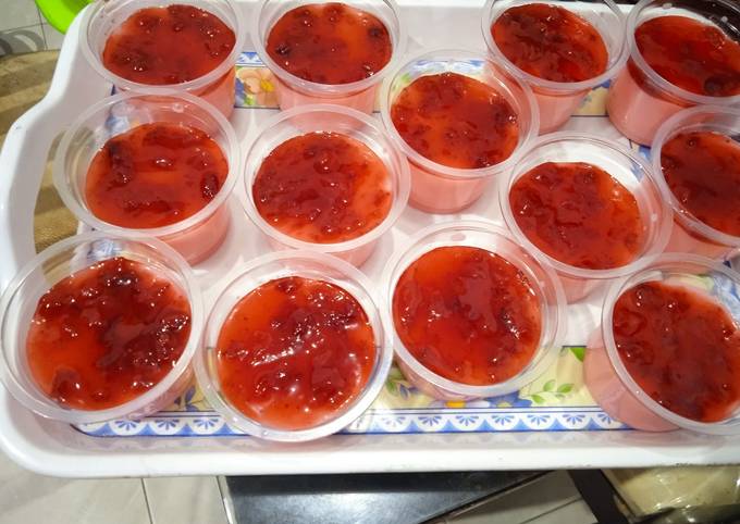 Resep Puding Sutra Selai Strawberry Home Made Oleh Tata S Cookpad