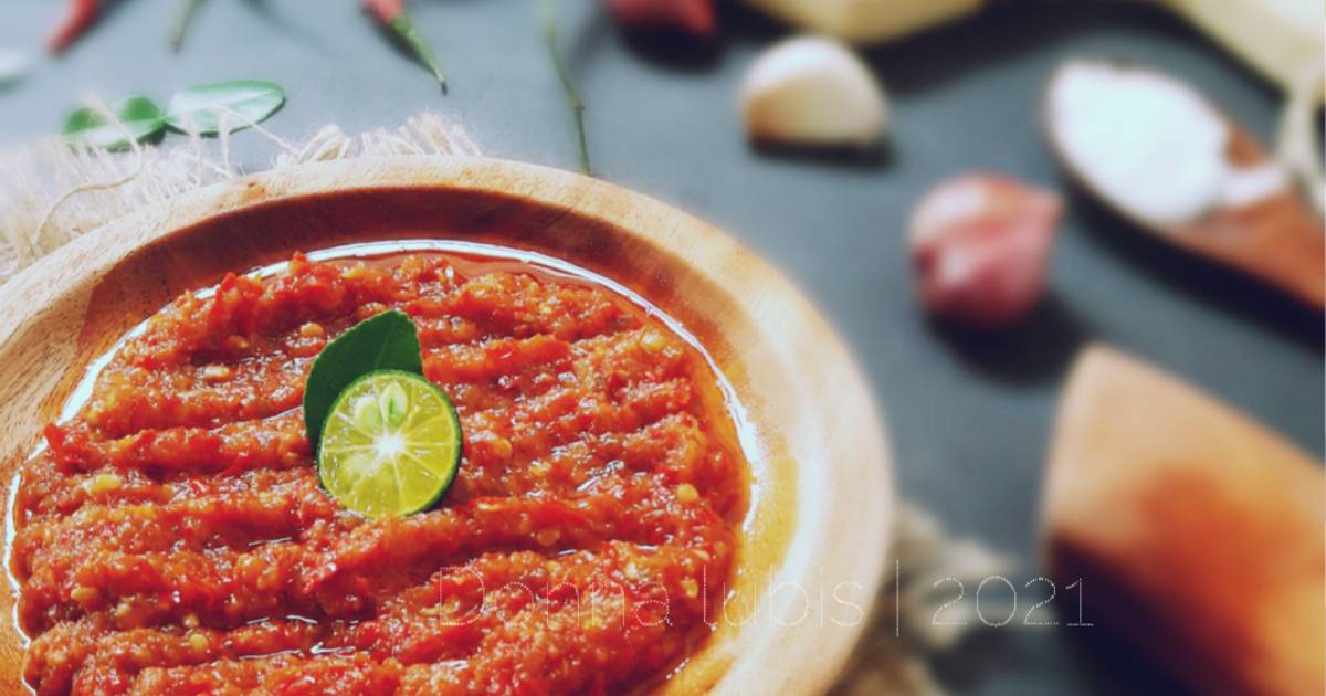 Resep Sambal Terasi Daun Jeruk Oleh Donna Lubis Cookpad