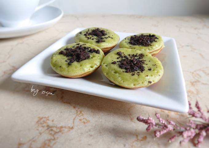 Resep Kue Cubit Green Tea Oleh Zisca Cookpad