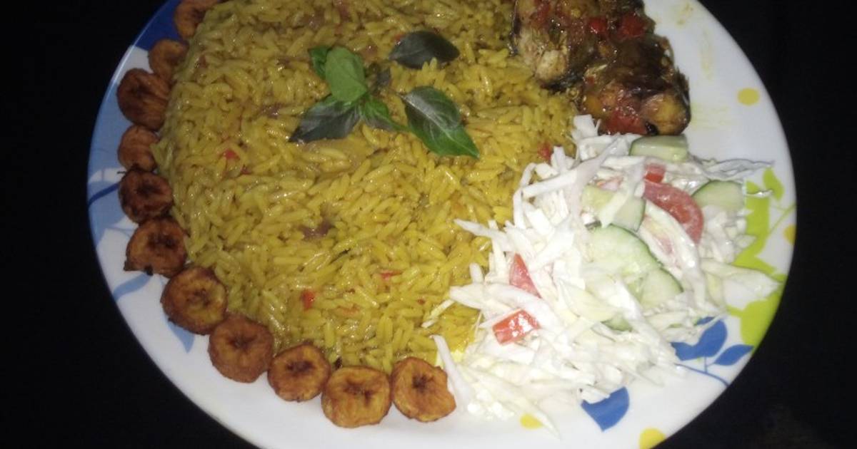 Jollof Din Shikafa Da Kifi Da Salad Girki Daga Fatima Ahmad Mmn Adam