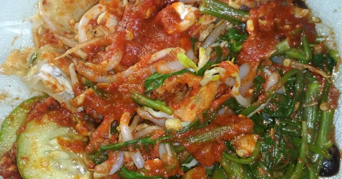 Resep Rujak Sayur Sambel Asem Oleh Lidiyawati Cookpad