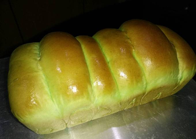 Resep Roti Tawar Santan Pandan Eggless Oleh Hui Ling Cookpad