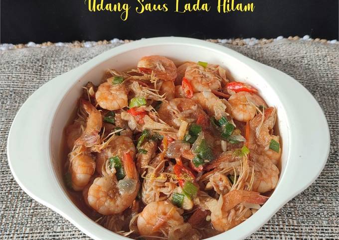 Resep Udang Saus Lada Hitam Oleh Bunda Titanque Cookpad