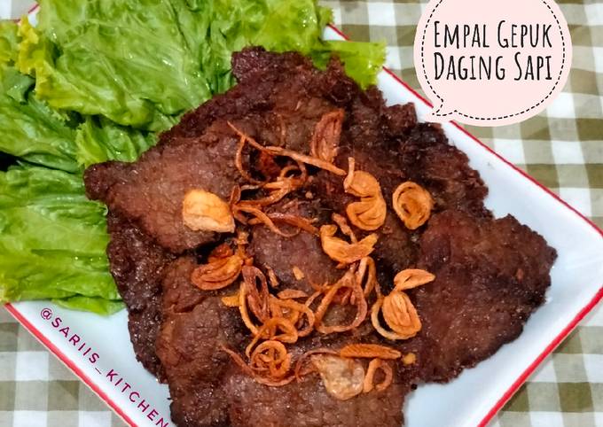 Resep Empal Gepuk Oleh Sari S Kitchen Cookpad