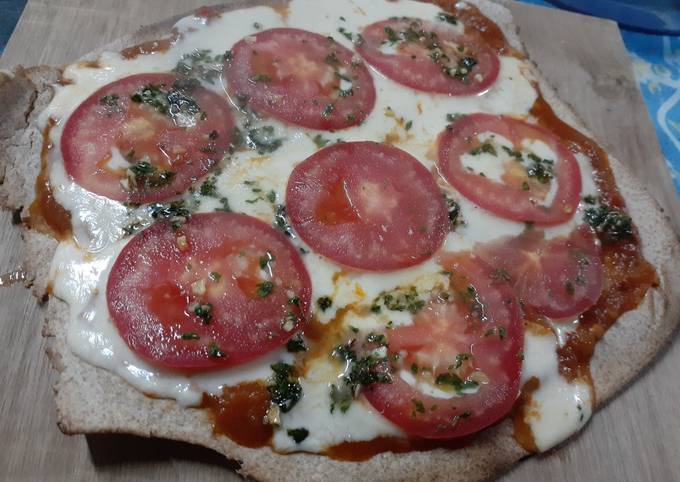 Pizza Con Harina Integral Receta De Nair Salomon Cookpad